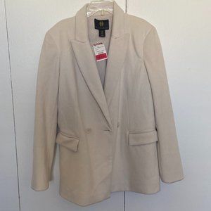 House of Harlow Corduroy Blazer in Cream (Size M)